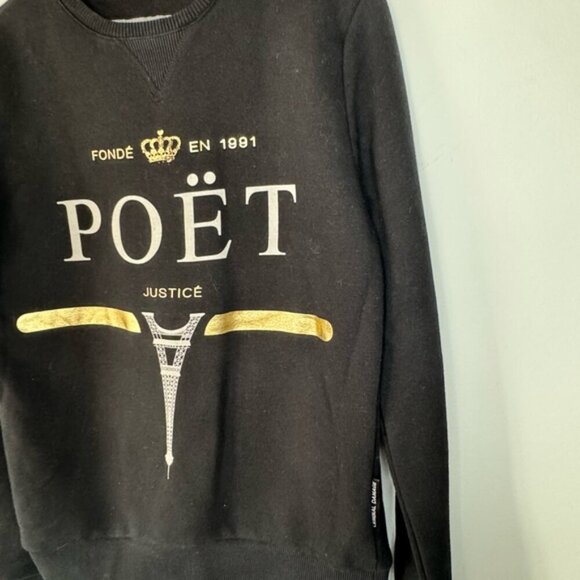 Criminal Damage Paris Logo Crew Sweater - Picture 8 of 16